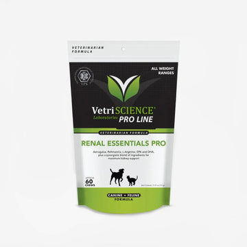 VetriScience Renal Essentials Pro Kidney Supplement for Dogs & Cats