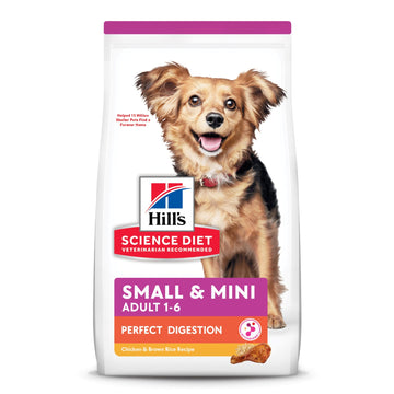 Hill's Science Diet Adult Perfect Digestion Small Mini Chicken & Brown Rice Recipe Dry Dog Food