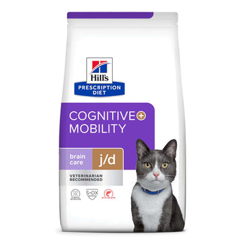 Hill's Prescription Diet Brain Care + j/d Joint Care with Salmon Dry Cat Food