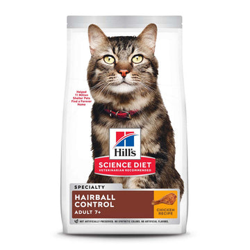 Hill's Science Diet Adult 7+ Hairball Control - Cat Food
