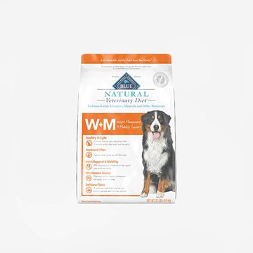 Blue Buffalo Natural Veterinary Diet W+M Weight Management + Mobility Support for Dogs - Dry