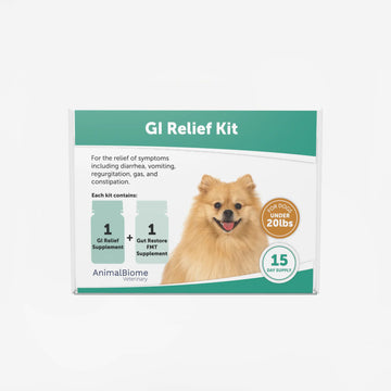 AnimalBiome GI Relief Kit For Dogs (Under 20 Lbs)