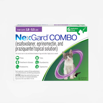 NexGard COMBO for Cats - 6 months (Rx)