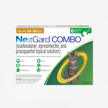 NexGard COMBO for Cats - 6 months (Rx)