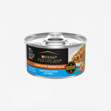 Purina Pro Plan Complete Essentials Adult Seafood Stew Entrée in Sauce Cat Food