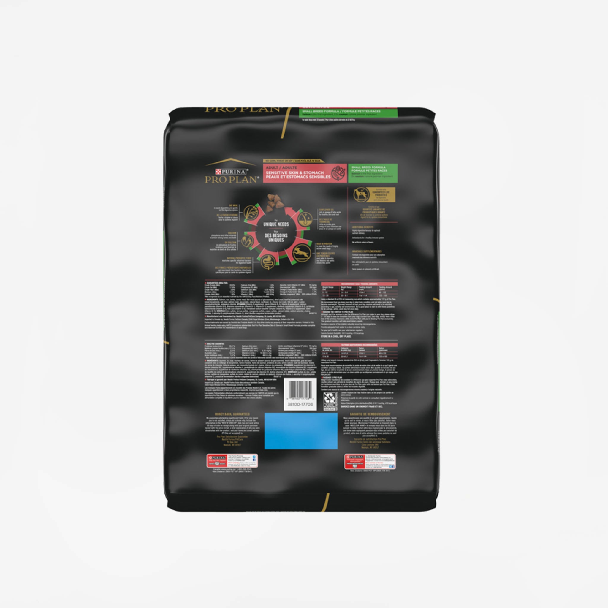 Purina Pro Plan Sensitive Skin Stomach Small Breed Salmon Rice Dog Food