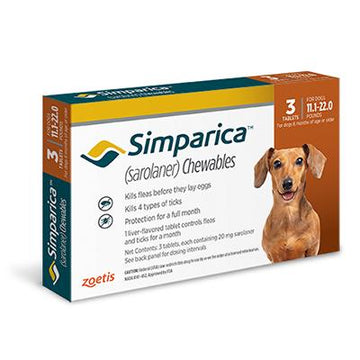 Simparica Chewables - 3 months (Rx)