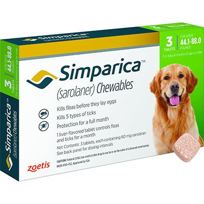 Simparica Chewables - 3 months (Rx)