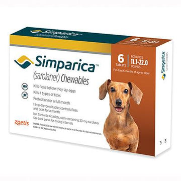 Simparica Chewables - 6 months (Rx)