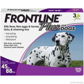 Frontline Plus Topical Solution for Dogs - 3 months