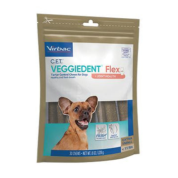 C.E.T. VEGGIEDENT Flex Chews for Dogs