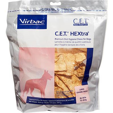 C.E.T. HEXtra Premium Oral Hygiene Dog Chews