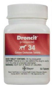 Droncit Canine Tablets (Rx)