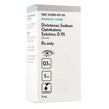 Diclofenac Sodium Ophthalmic Solution (Rx)
