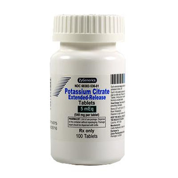 Potassium Citrate ER Tablets (Rx)