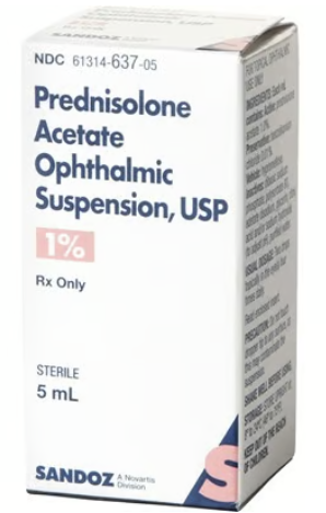Prednisolone Acetate Ophth Susp (Rx)