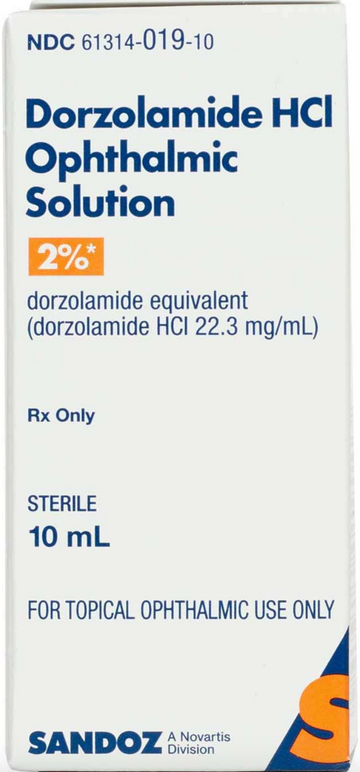 Dorzolamide Ophthalmic Solution (Rx)