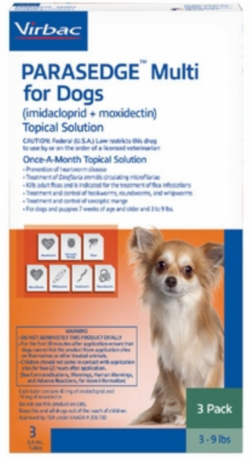 Parasedge Multi TOPICAL SOLN for Dogs (Rx)