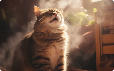 Treat your cat’s allergies from home