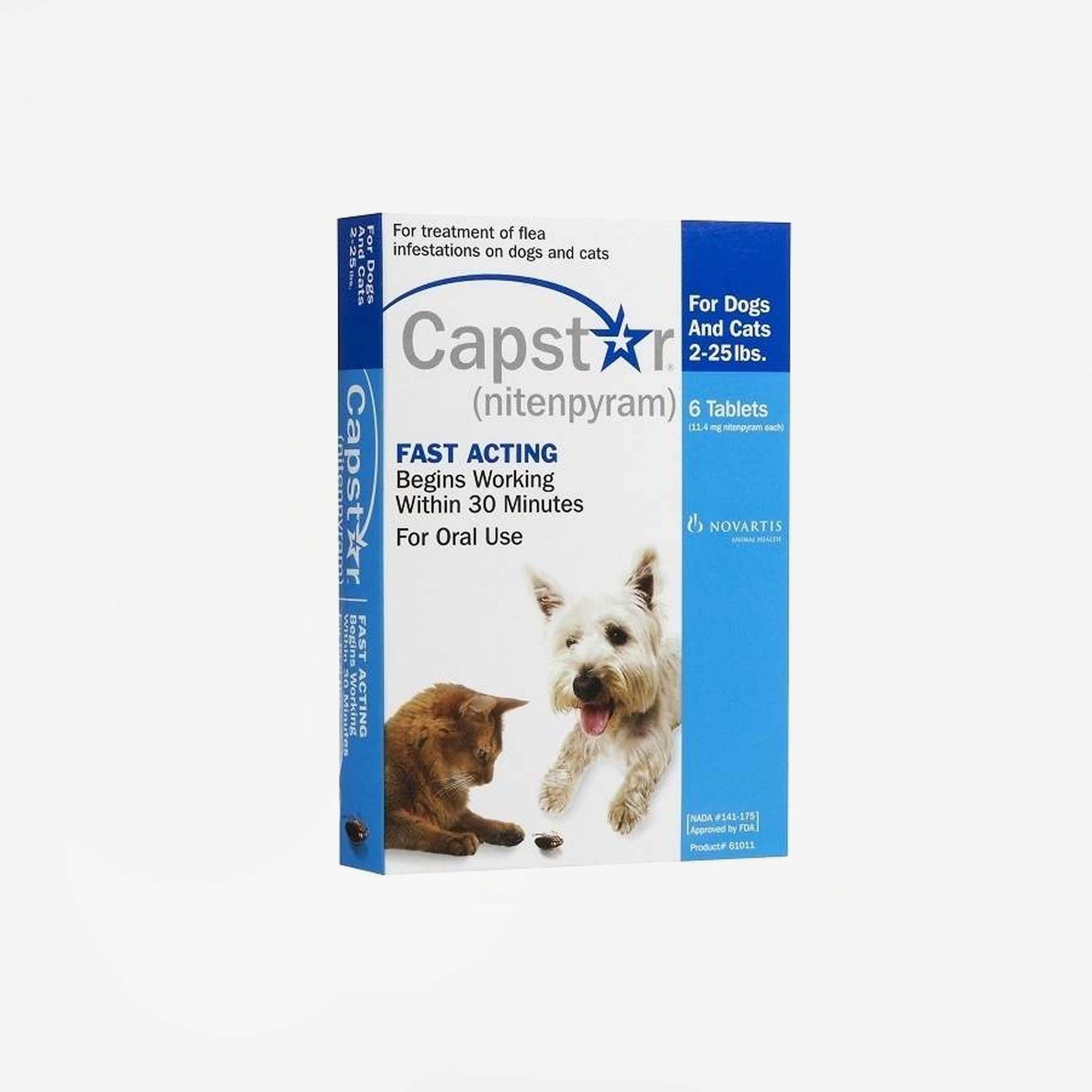 Capstar Flea Oral Treatment for Dogs and Cats 225lbs Dutch