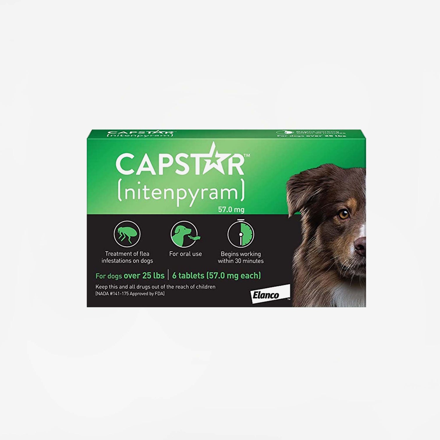 Capstar Flea Oral Treatment for Dogs, over 25 lbs Dutch