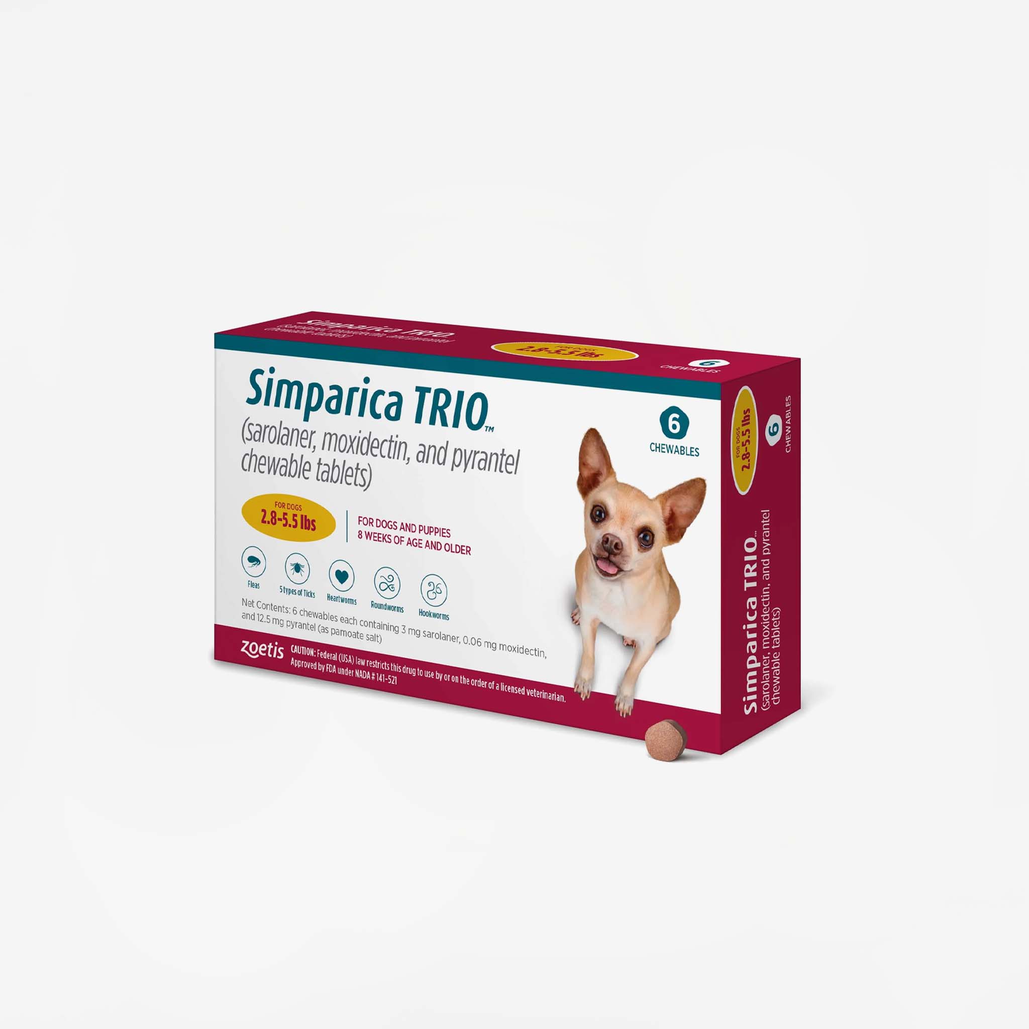Simparica Trio The Best Flea Meds For Dogs Simparica TRIO Flea